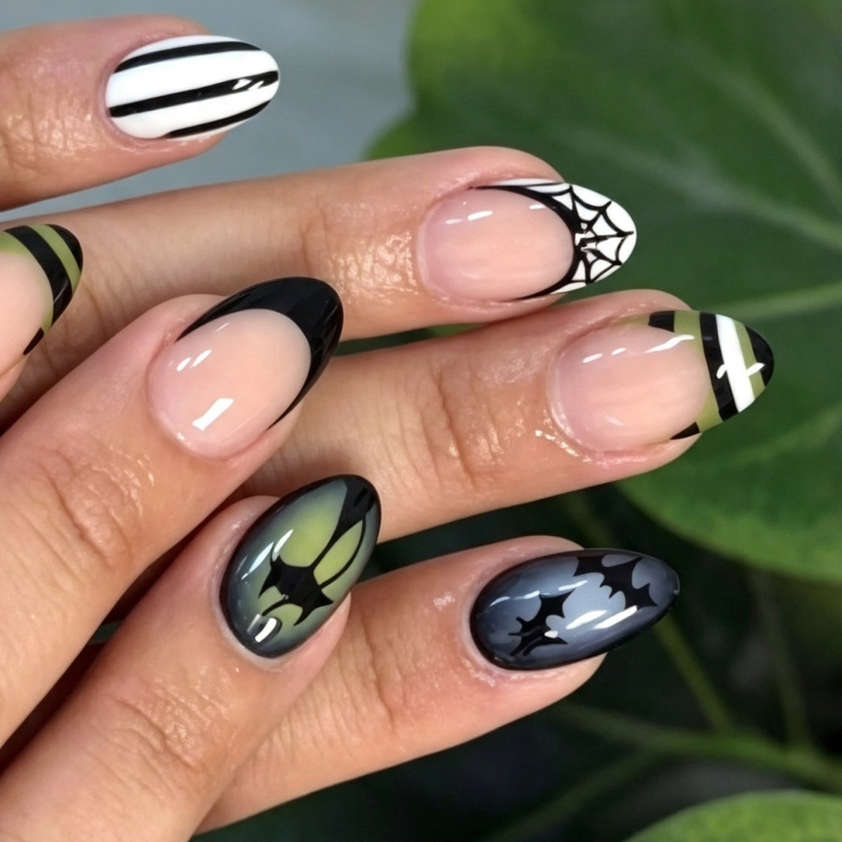 Halloween-Themen-Nagelkunstset Brehn