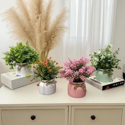 Künstlerisches Kunstblumenarrangement