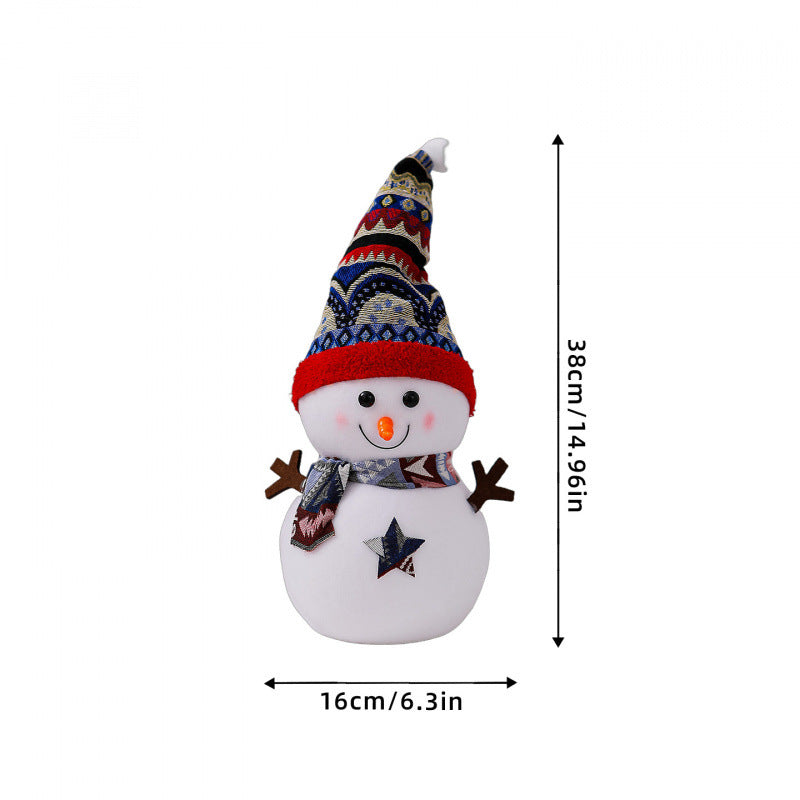 Dekorative Schneemann Figur Brehn