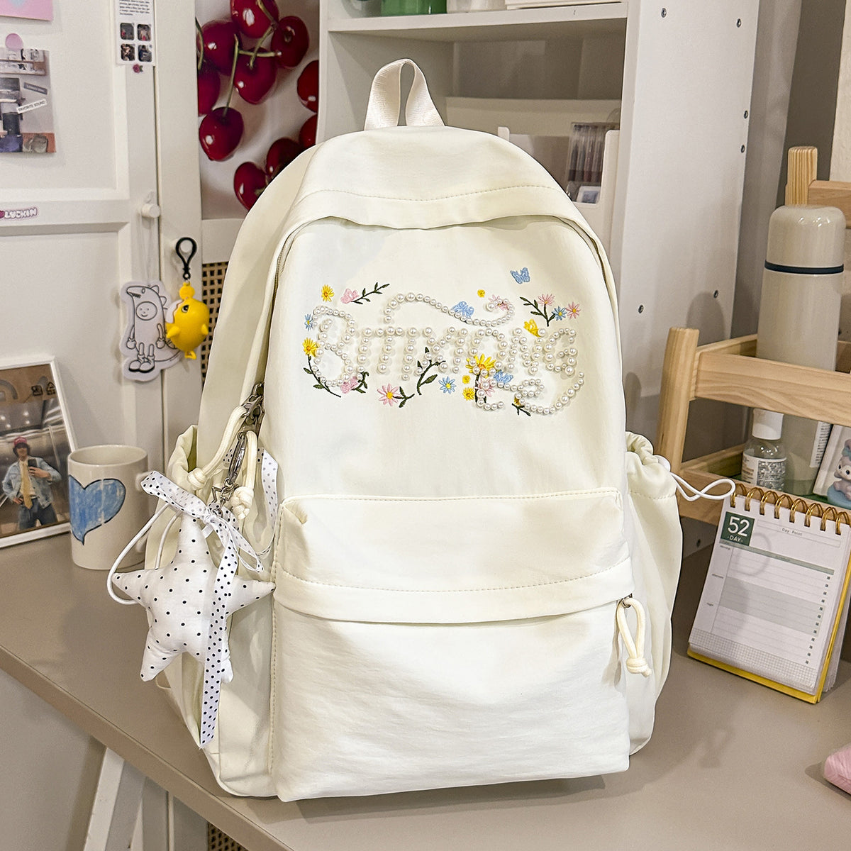 Stylische bestickte Freizeit-Rucksack Brehn 1791205296
