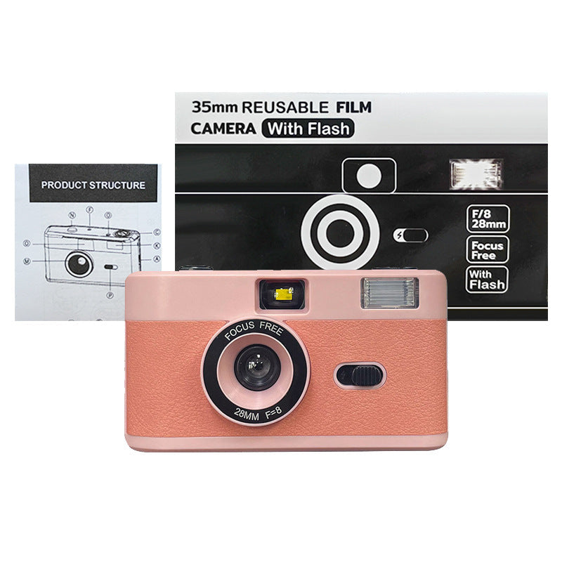 Wiederverwendbare Filmkamera mit Blitz Brehn