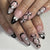 Kunstnagelset mit elegantem, asymmetrischem Design Brehn