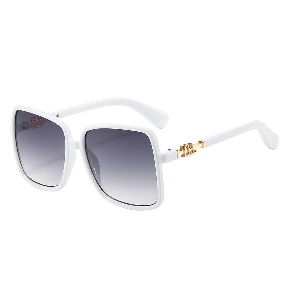Damen Sonnenbrille mit großem Rahmen und Farbverlauf Brehn