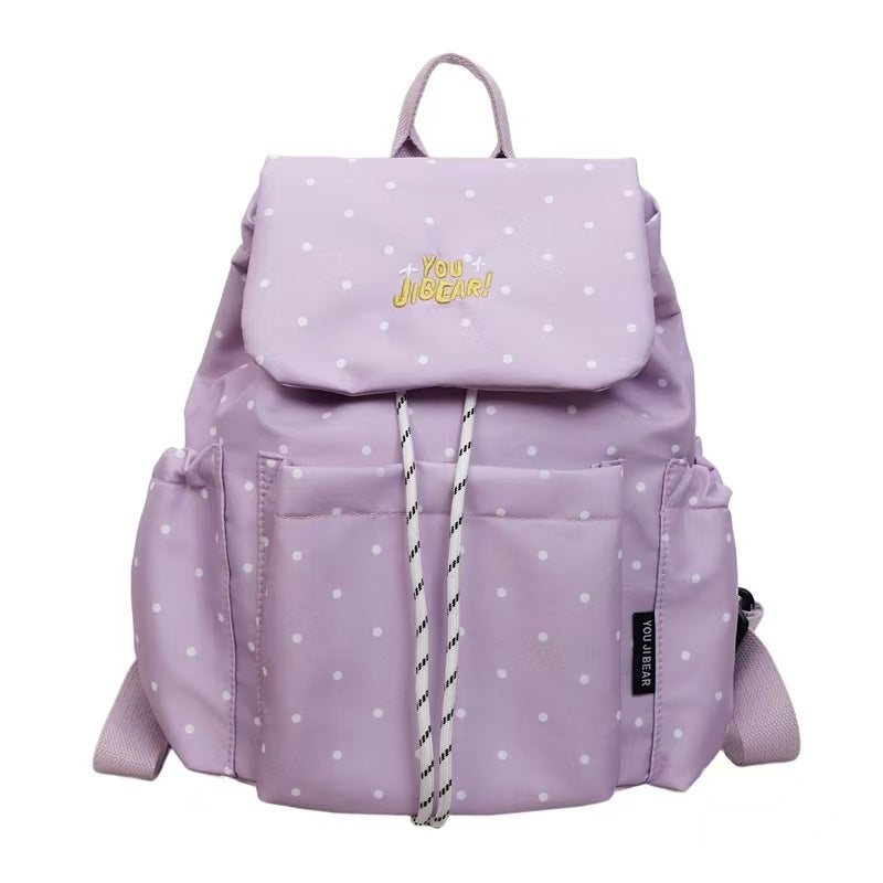 Polka Dot Texturierte Rucksack Brehn