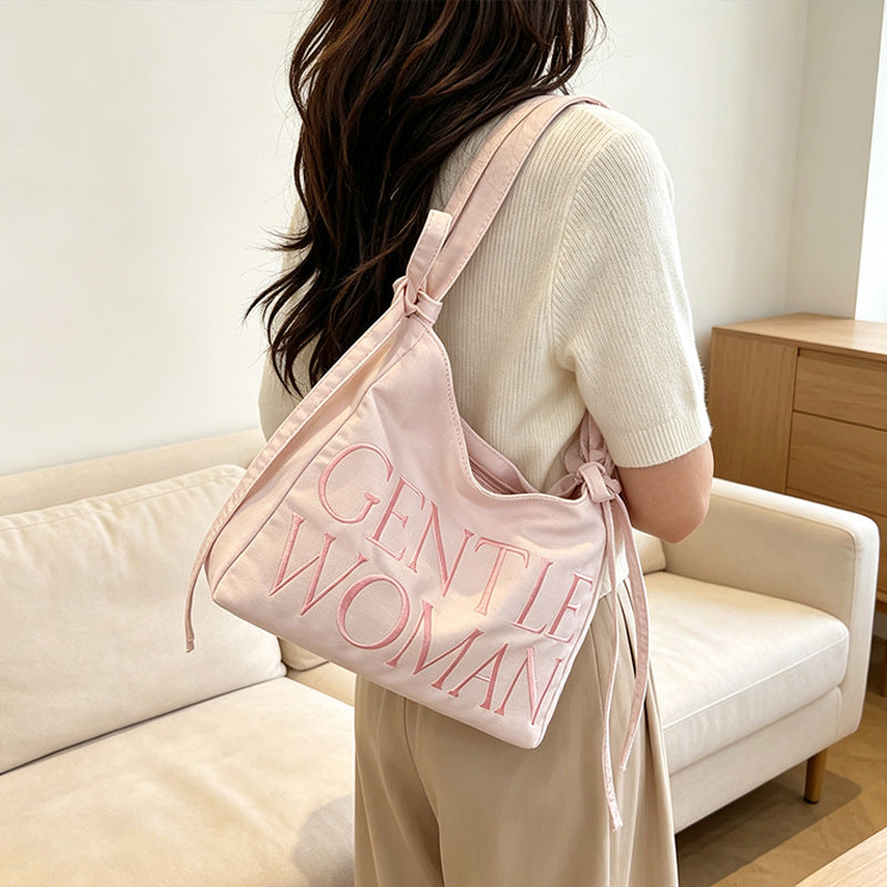 Stylische Satin Bucket Bag Brehn