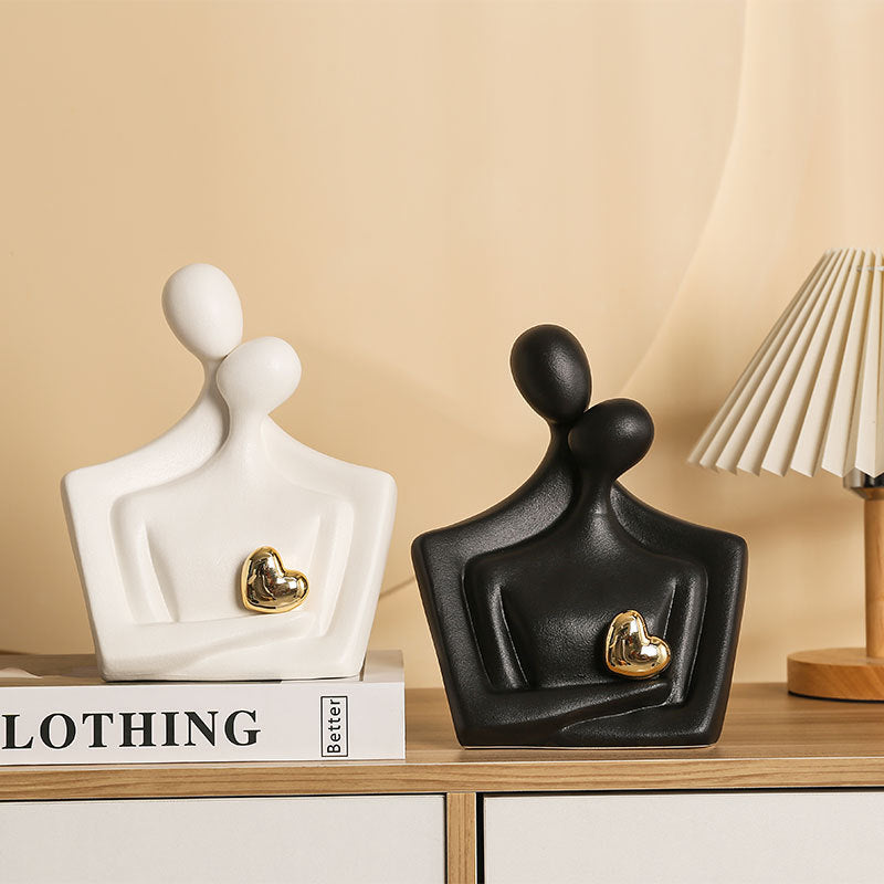Moderne Familien-Skulptur Brehn