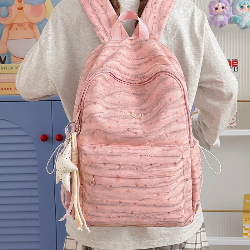 Stilvoller Herzmuster-Rucksack Brehn