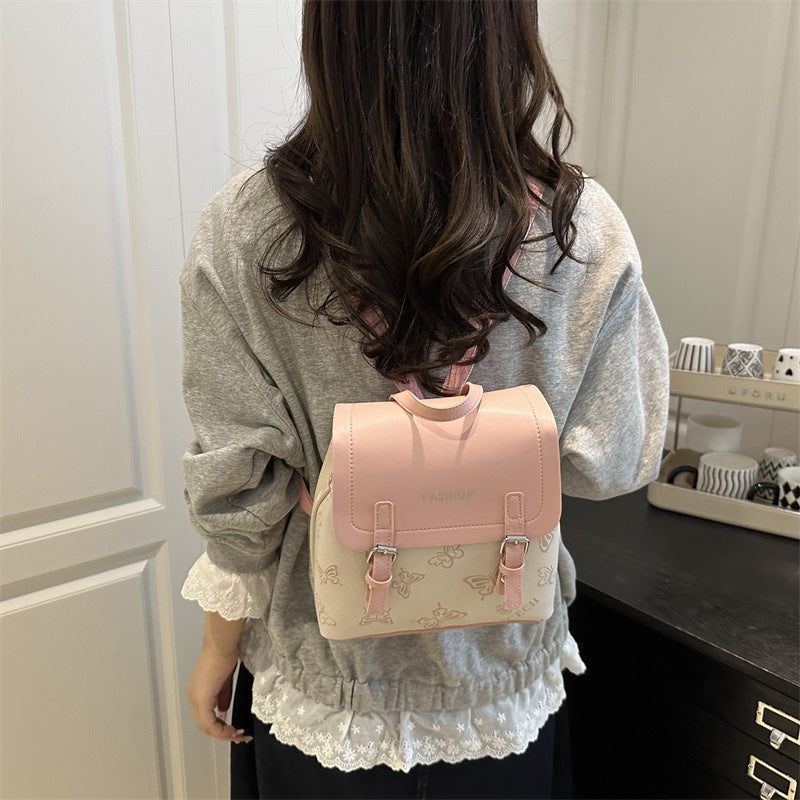 Stylische Schmetterlingsmuster Mini Rucksack Brehn