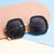 Damen geometrische Sonnenbrille mit luxuriösem Rahmen Brehn