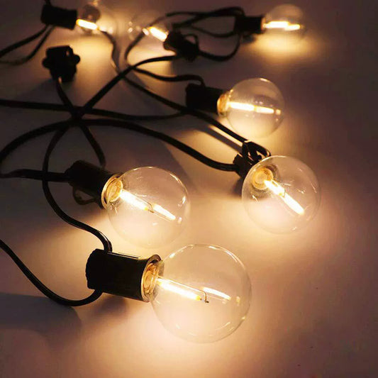 Vintage LED-Glühlampen-Globus-Lichterkette Außenbereich Patio Bulb Girlande Brehn