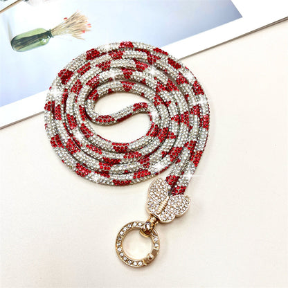 Rhinestone-besetzte Telefon-Lanyard Brehn