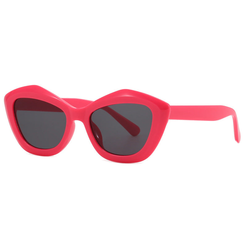 Damen Cat-Eye Sonnenbrille mit stylischem Leopardenmuster Brehn