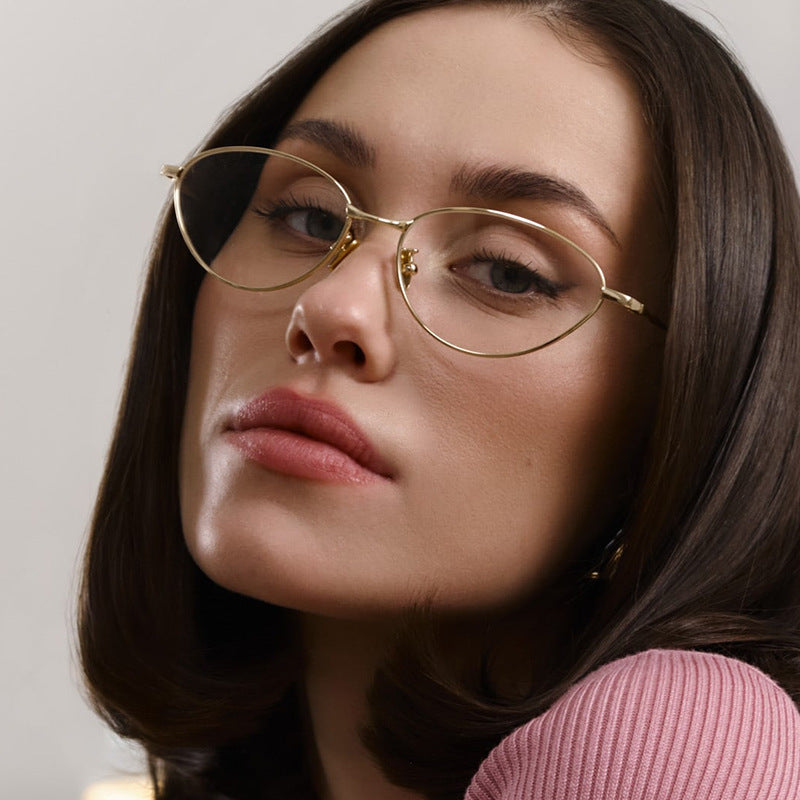 Damen modische Sonnenbrille im eleganten Ovaldesign Brehn