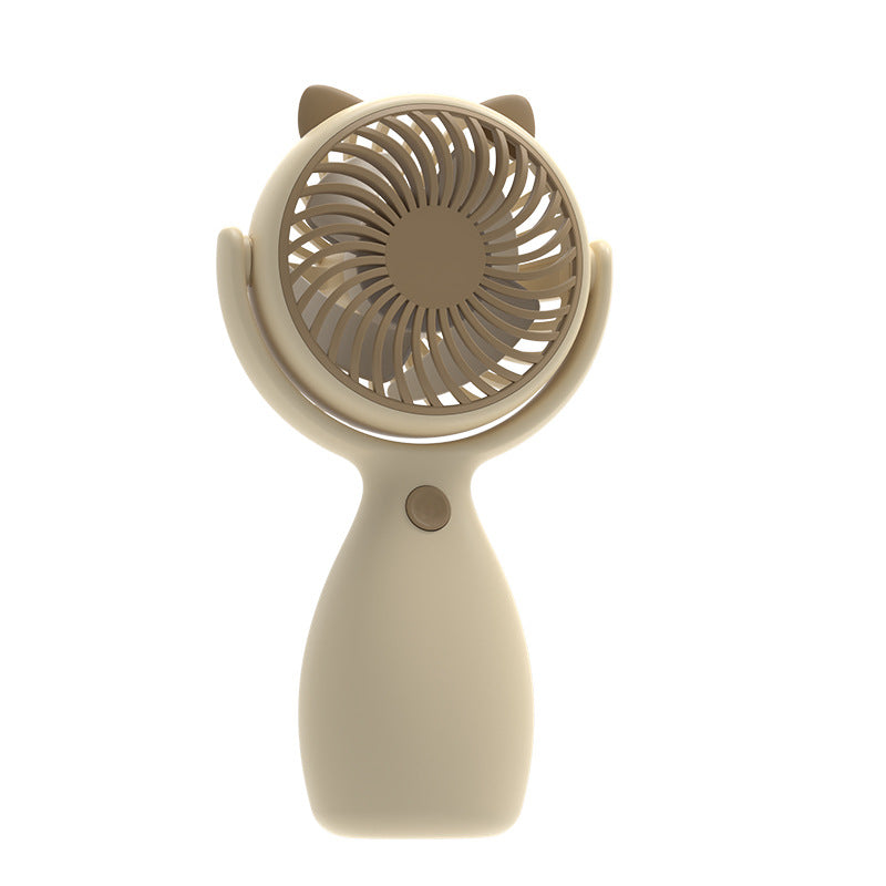 Unisex Tragbarer Mini-Handventilator mit Katzenohren und wiederaufladbarem Akku Brehn