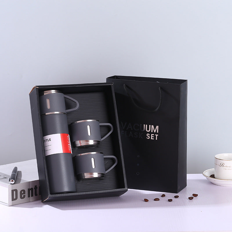 Damen Thermoset mit Kaffeetassen und Isolierflasche Brehn