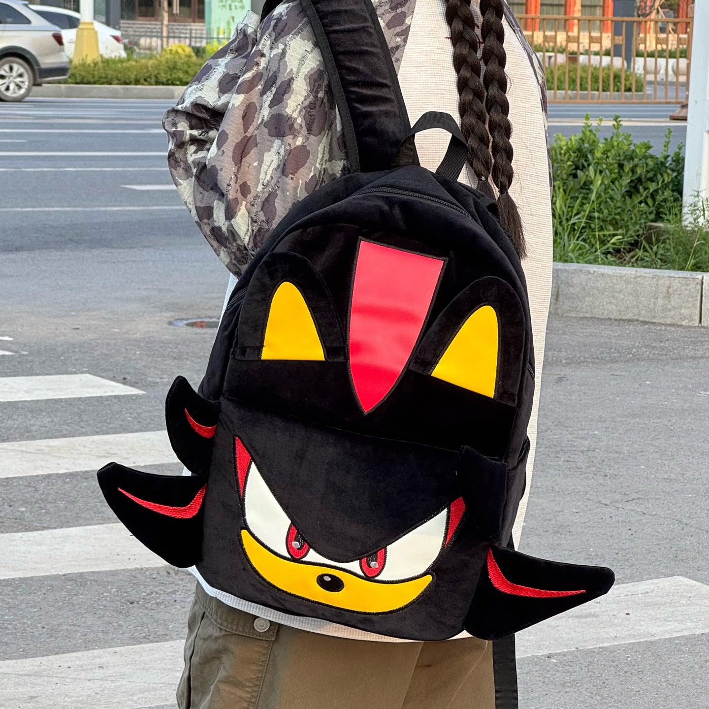 Cartoon-Charakter Plüsch-Rucksack Brehn