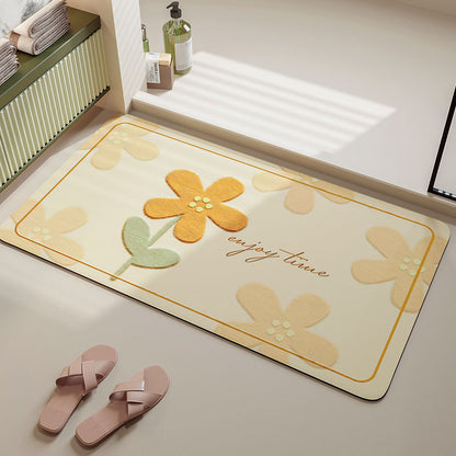 Weiche florale Badmatte Brehn