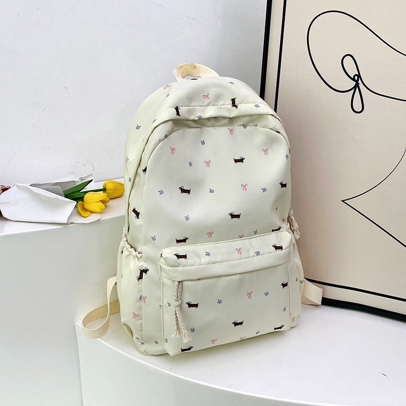 Rucksack mit Verspieltem Hundemuster Brehn