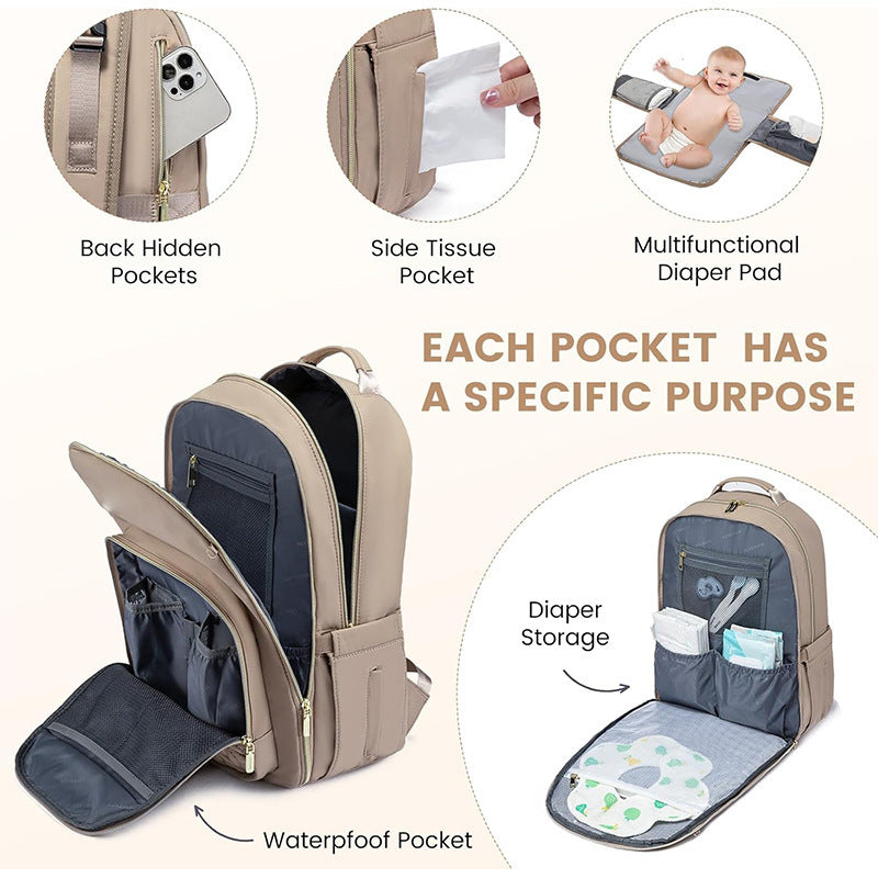 Multifunktionaler Rucksack mit Abnehmbaren Organizer Brehn