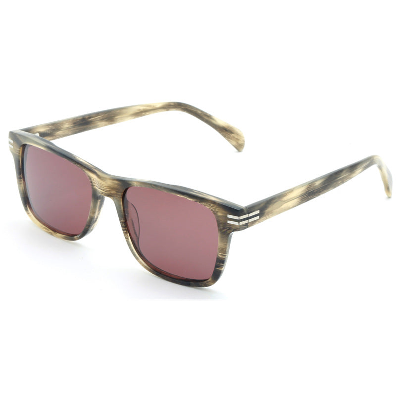 Damen Designer-Sonnenbrille mit modernem Lackrahmen und polarisierten Gläsern Brehn