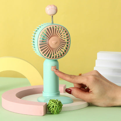 Damen Tragbarer Handventilator im verspielten Schnecken-Design Brehn