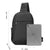 Kompakte elegante Sling-Rucksack Brehn
