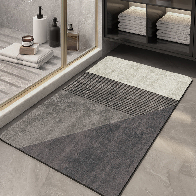 Geometrisches Muster weiche Badematte Brehn