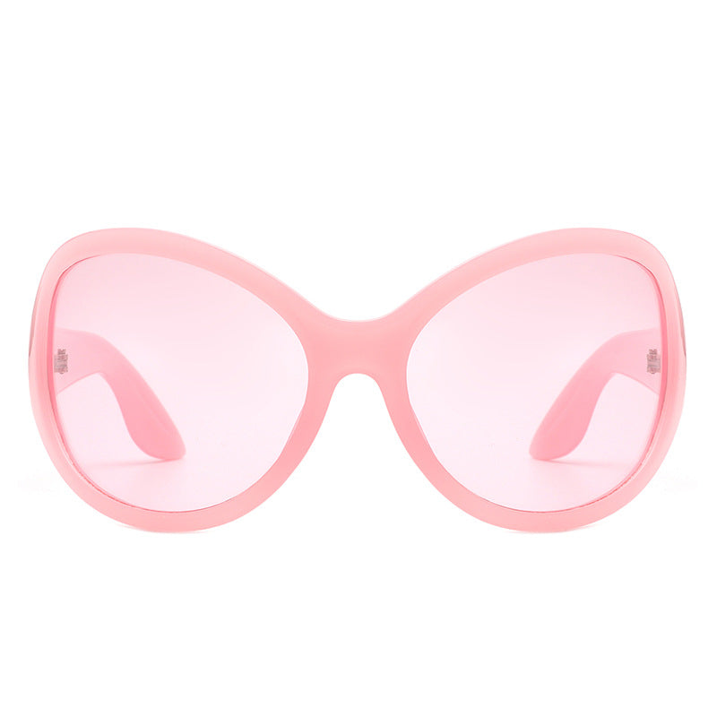 Damen Sonnenbrille im stilvollen Schmetterlingsdesign mit UV-Schutz und breitem Rahmen Brehn