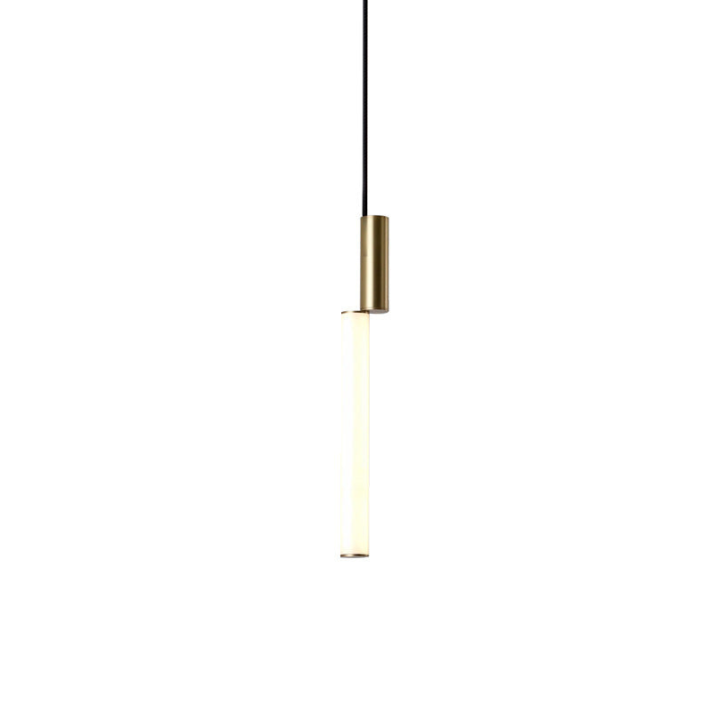 Moderner minimalistischer Pendelleuchte mit doppelten Röhren