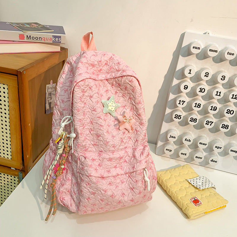 Gestepptes floral gemustertes Rucksack Brehn