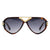Damen elegante Sonnenbrille mit markantem Rahmen Brehn