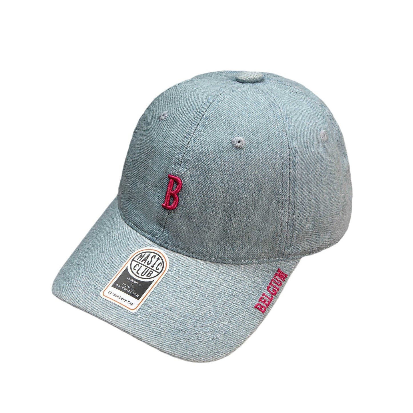 Herren Denim Bestickte Baseballmütze Brehn