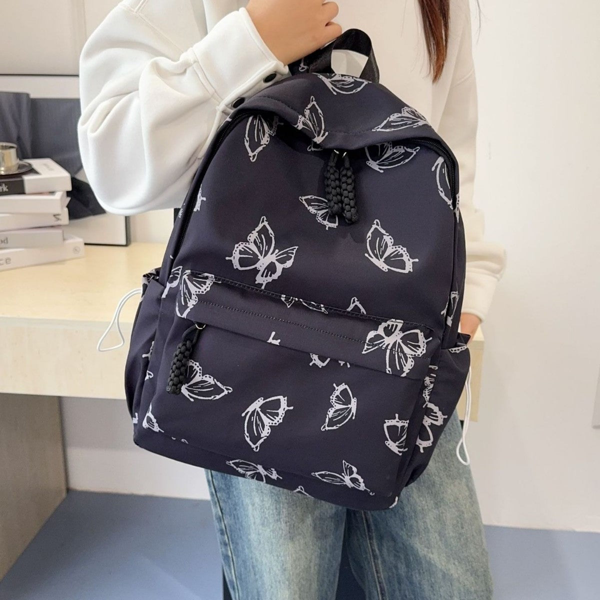 Rucksack mit Verspieltem Schmetterlingsdesign Brehn