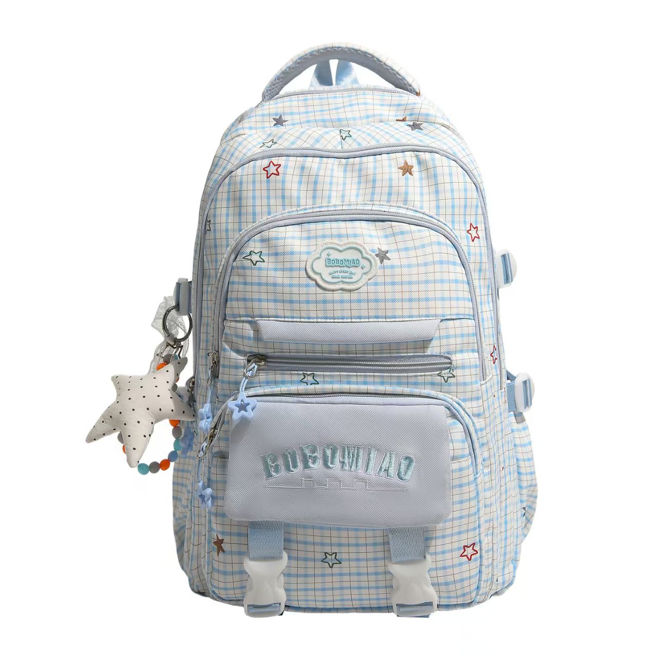 Multi-Pocket-Stern-Besetzter Rucksack Brehn