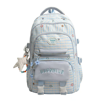 Multi-Pocket-Stern-Besetzter Rucksack Brehn