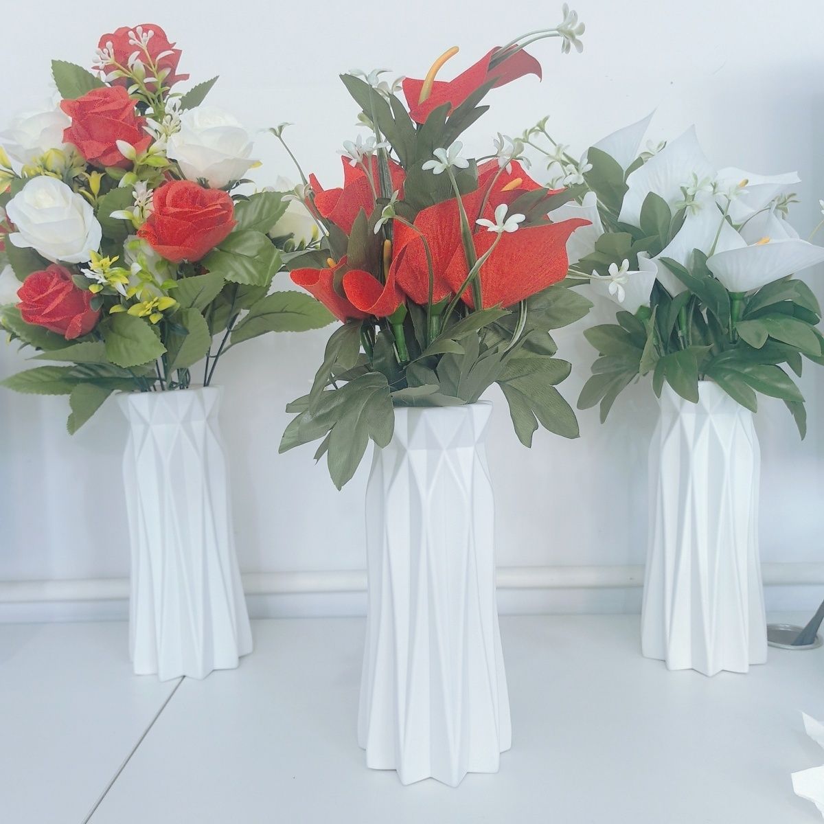 Dekorativer geometrischer Blumenvase Brehn