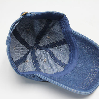 Damen Casual Verstellbare Denim Baseballmütze Brehn
