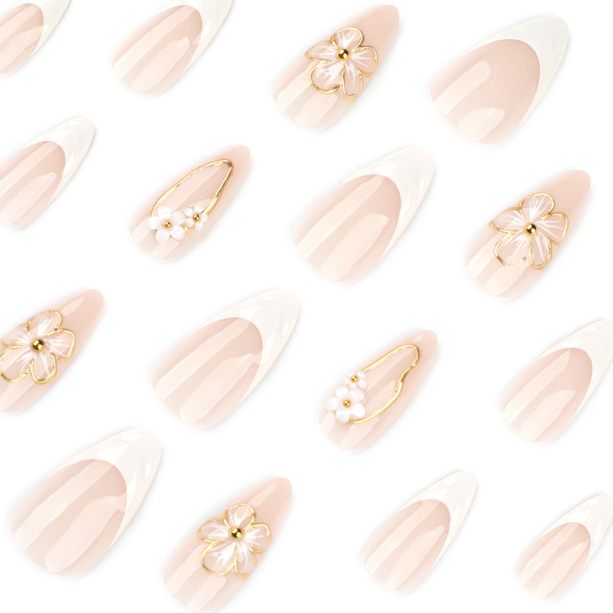 Elegante und kunstvoll verzierte Stiletto-Nägel Brehn