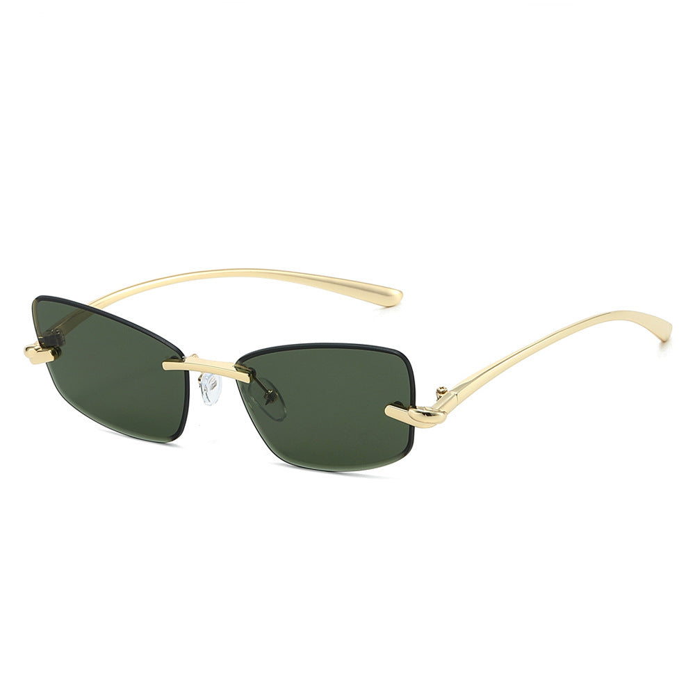 Luxuriöse Sonnenbrille mit weitem Rand Brehn