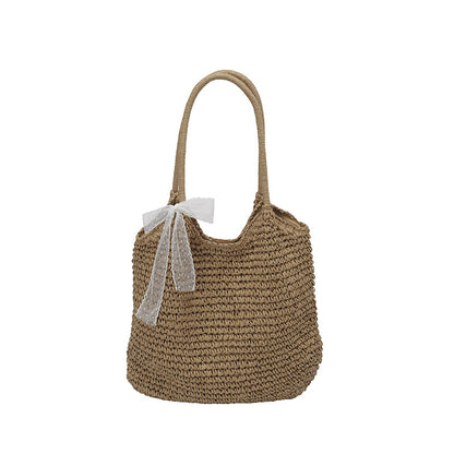 Stylische Handtasche Aus Geflochtenem Material Brehn