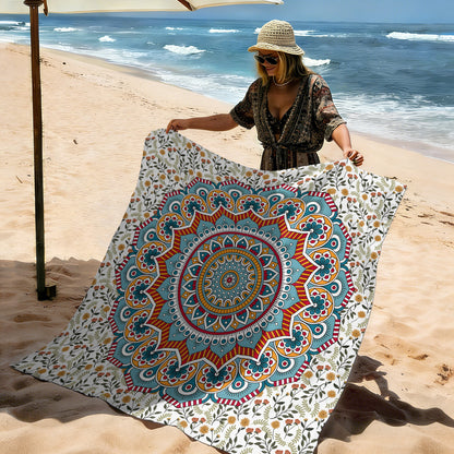 Mandala Design Strandmatte Brehn