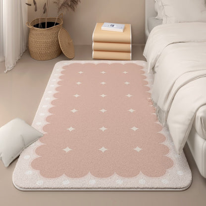 Niedlicher blumenmuster Teppich aus Memory Foam Brehn