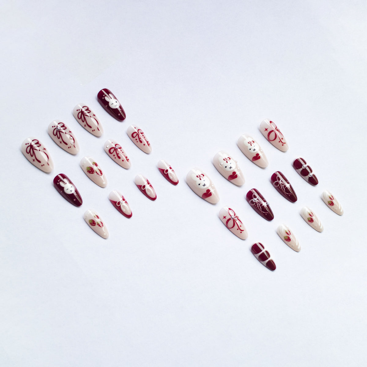 Künstlerisches Charakter Nagelkunst Set