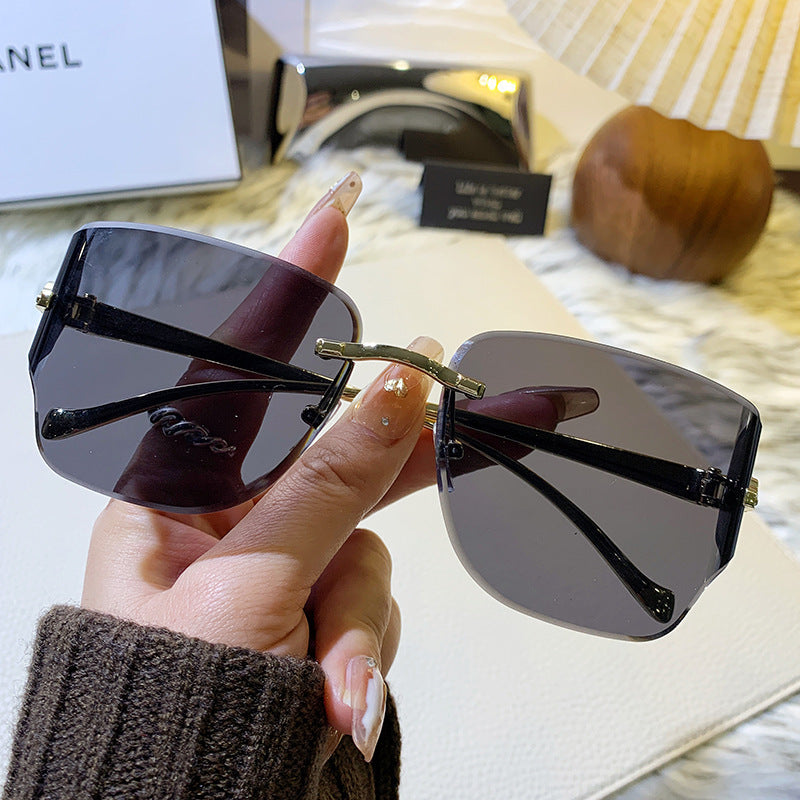 Damen exklusive geometrische Sonnenbrille Brehn