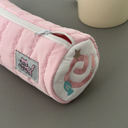 Gestepptes katzenthematisches Stifteetui