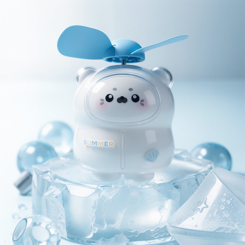 Damen kreativer tragbarer Mini-Ventilator mit Katzenmotiv Brehn