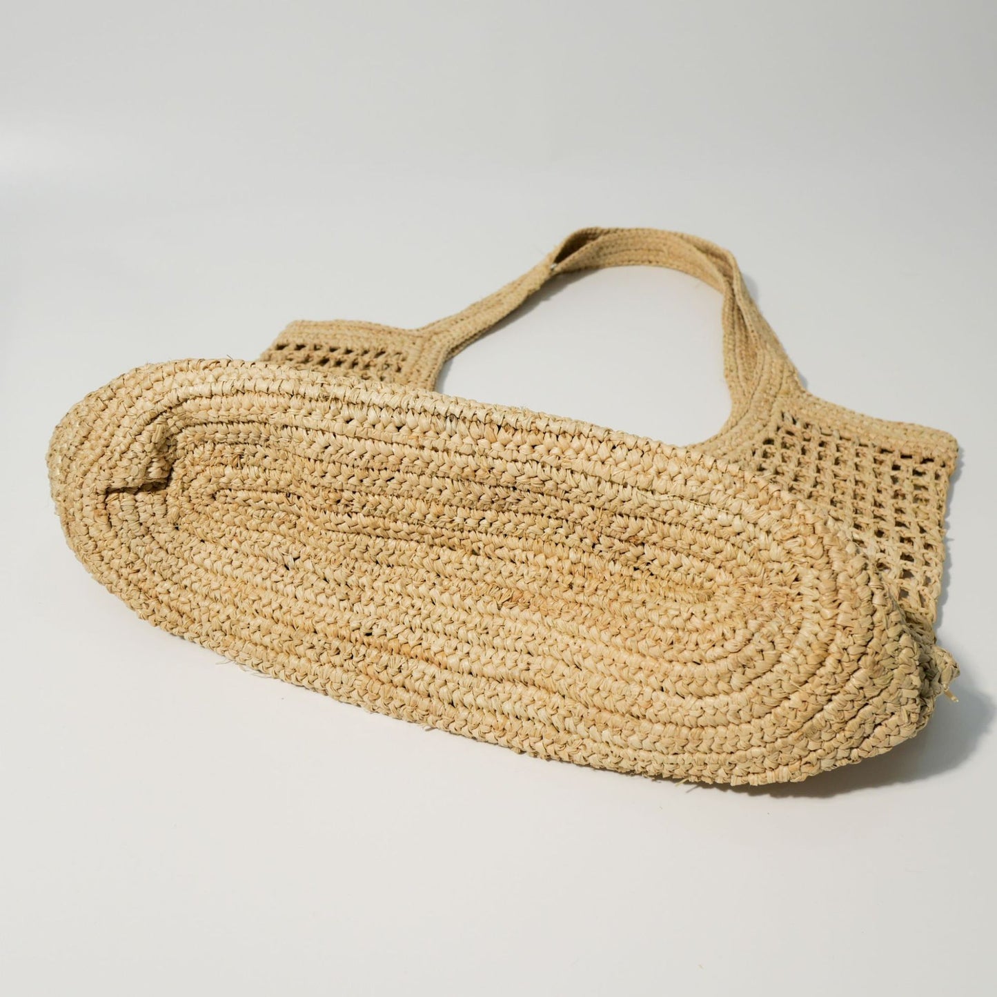 Handgeknüpfte Bast-Tasche mit Großzügigem Innenraum Brehn