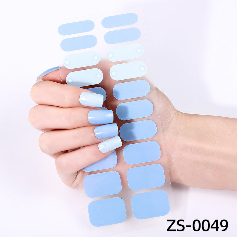 Glänzende Ombre-Nagelüberzüge