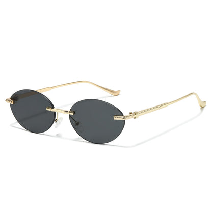 Retro-inspirierte ovale Sonnenbrille Brehn 1787812325