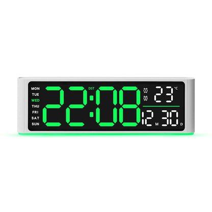 Digitaler Led-Wecker mit Temperatur- und Wochentagsanzeige Brehn